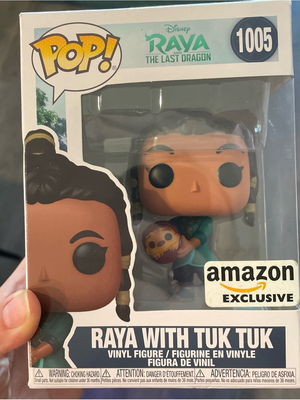 Funko POP! Disney Raya Figure - Teal & Brown
